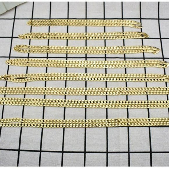 18k 6mm Gold Plated Necklace, Assorted Lengths - Picture 2 of 10